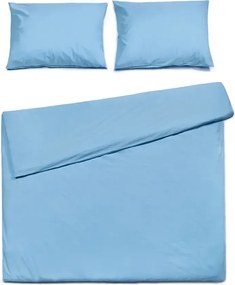 Pamut ágynemű CALMORA világoskék Ágyneműhuzat mérete: 2 db 70 x 90 cm | 160 x 220 cm