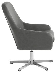 Szürke bőrutánzat fotel Naomi - Støraa