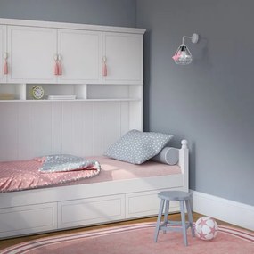 Gyerek fali lámpa  KAGO 1xE27/60W/230V szürke