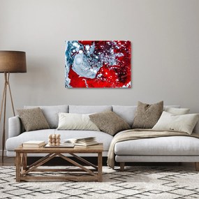 Absztrakt kép (üvegen) (70x50 cm)