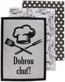 Home Elements 3 db 50 x 70 cm-es konyharuha készlet, Élvezze