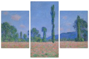 Kép - Claude Monet, Poppy Field (Giverny), reprodukciók (90x60 cm)