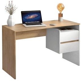 PC asztal Titanes (artisan tölgy + fehér) . 1116531