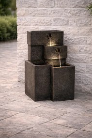 STILISTA Kerti szökőkút 48 x 42 x 76 cm vízlépcsők