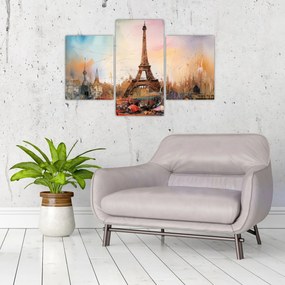 Kép - Az Eiffel-torony festménye (90x60 cm)