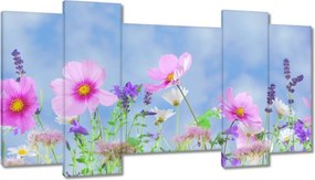 Vászonkép 120x65 Finom virágok