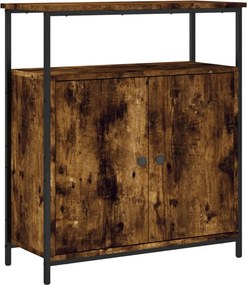 vidaXL füstös tölgy színű szerelt fa tálalószekrény 70 x 30 x 80 cm