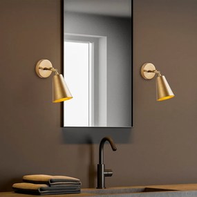 Aranyszínű fali lámpa ø 10 cm Evander – Opviq lights