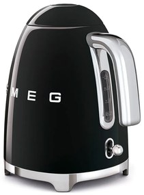 Fekete rozsdamentes acél vízforraló 1,7 l Retro Style – SMEG