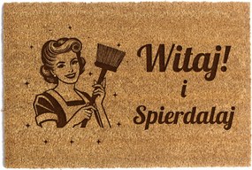 Lábtörlő Ajtó Alá 40 x 60cm Hello and Spie***laj Kókusz