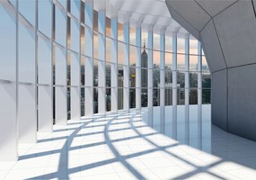 Empire State panoráma fotótapéta város élénk színek 350x250 +ragasztó