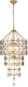 Quintiesse Meridian QN-MERIDIAN-9P-DG Függőlámpa 9x40W/E14 IP20