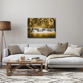 Kép - Vízesés, vintage (70x50 cm)