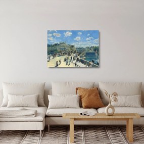 Üveg kép - Auguste Renoir, Pont Neuf, Paris, reprodukciók (70x50 cm)