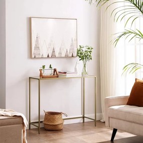 CIREL konzolasztal arany