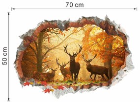Falmatrica"Szarvasok" 70x50 cm