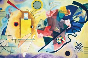 Plakát Wassily Kandinsky - Yellow, Red, Blue