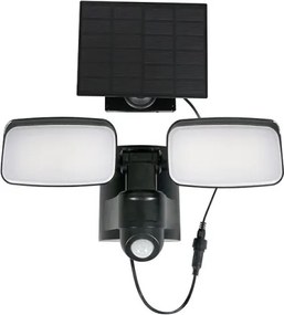 Solight WO7203 - LED napelemes reflektor érzékelővel LED/9W/3,7V 3600 mAh IP54
