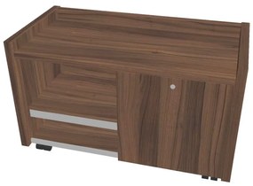 Verno mobil konténer 100 x 50 cm, jobb, dió