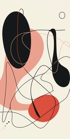 Poszter 50x100cm Absztrakt vibráció