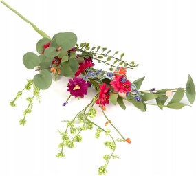 Meadow művirág ág színes virágokkal 70 cm Homla