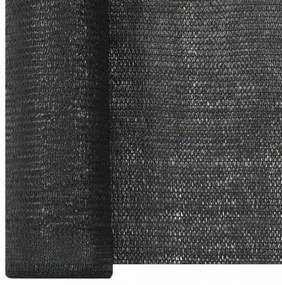 fekete HDPE belátásgátló háló 3,6 x 50 m 150 g/m²
