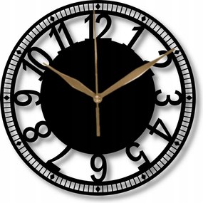 Falióra Fa Arab Számok Klasszikus Óra 35 cm