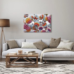 Festett gömbök képe (90x60 cm)