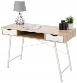 Skandináv irodai íróasztal  LOFT  fiókokkal