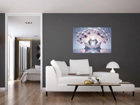 Kép - Gyémánt szív (90x60 cm)