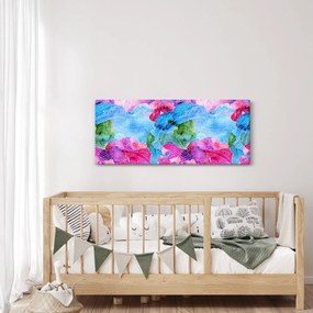 Kép - Színes hullámok (120x50 cm)