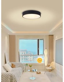 Immax NEO 07202L-LED Dimmelhető mennyezeti lámpa RONDATE 53W/230V fekete Tuya + távirányító