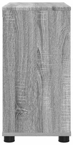 Fürdőszoba mosdószekrény Szürke Sonoma 60 x 30 x 60 cm Faanyag