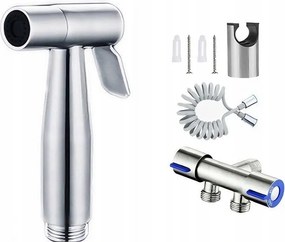 Bidé csaptelep Kézi bidémosó, ezüst