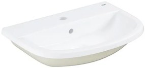 Grohe Bau Ceramic süllyesztett mosdó 56x40 cm fehér színben fényes felülettel középső nyílással 39422000 G39422000