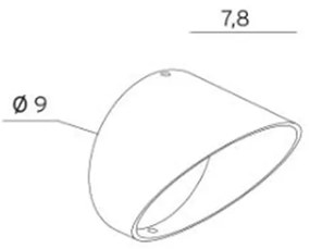 Tányér lámpafejhez Fényterelő kültéri lámpákhoz
