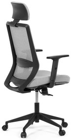 Szürke hálós irodai szék szinkronmechanikával. KA-V3329 GREY