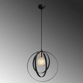 Vaveyla 446-S fekete fém függőlámpa, Ø35 cm