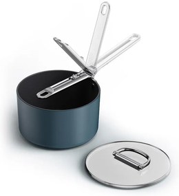Indukciós tűzhelyhez alkalmas edény fedővel, kerámia felülettel Space – Joseph Joseph