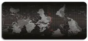 Alátét íróasztalra - világtérkép - 40 x 90 cm