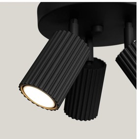 Fekete spotlámpa Gleam – Sollux