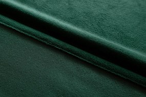 Sötétzöld fényzáró függöny VELVET 140x270 cm Felfüggesztés: Hullámos sínszalag