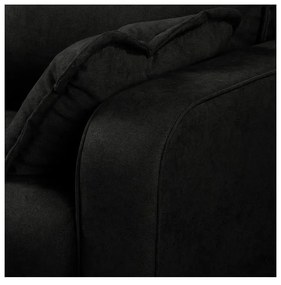 Fekete sarokkanapé (bal oldali) Beata – Ropez