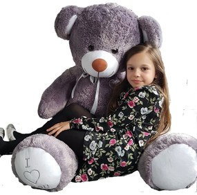 Plüss játék Maci 160 cm grey