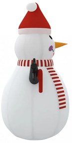 felfújható hóember LED-ekkel 360 cm