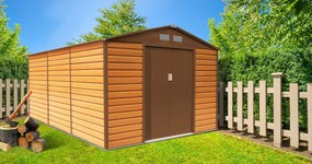 G21 GAH 1300 kerti tároló 340 x 382 cm, barna