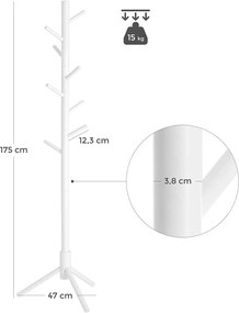 Fehér fogas tömör fából STELLO