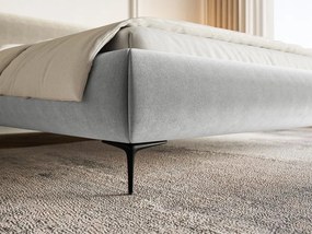 Franciaágy 140 cm Rirri 140B (ágyráccsal) (világosszürke + arany). Akció -15%. 1099915