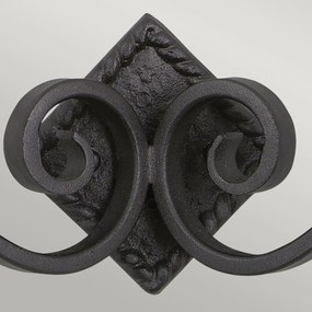 Elstead klasszikus fali lámpa rectory fehér fekete elsry2a-black