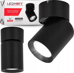 Mennyezeti lámpa falra szerelhető fali lámpa Spot halogén lámpatest GU10 fekete